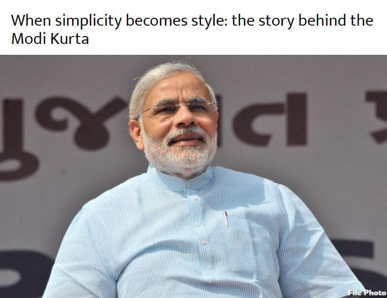 simplicity-narendra-modi